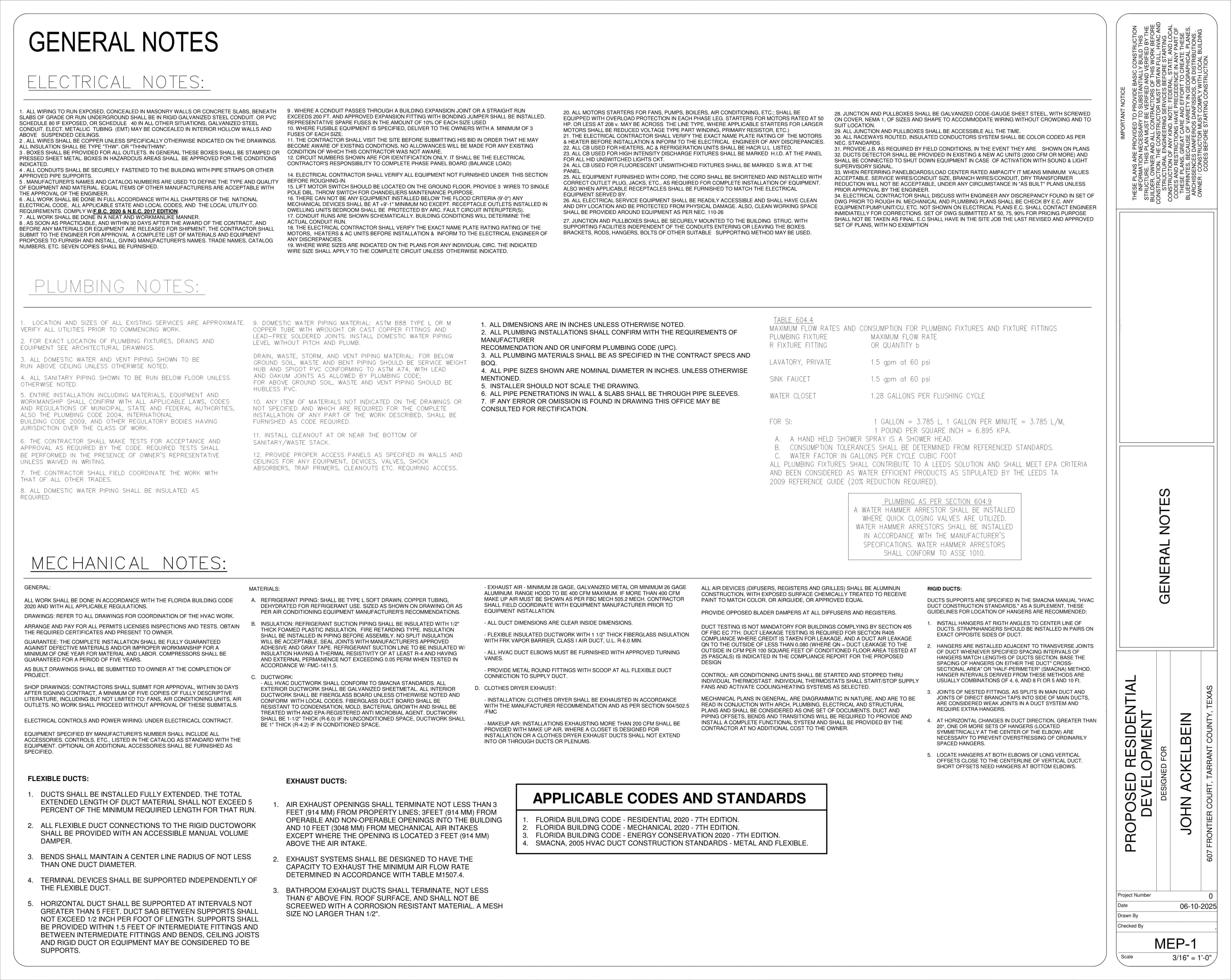 General Notes